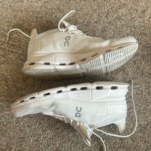 On Cloudnova White Sneakers * brand new*